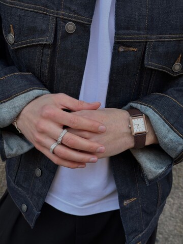 Lucleon Analog Watch 'Legacy' in Silver