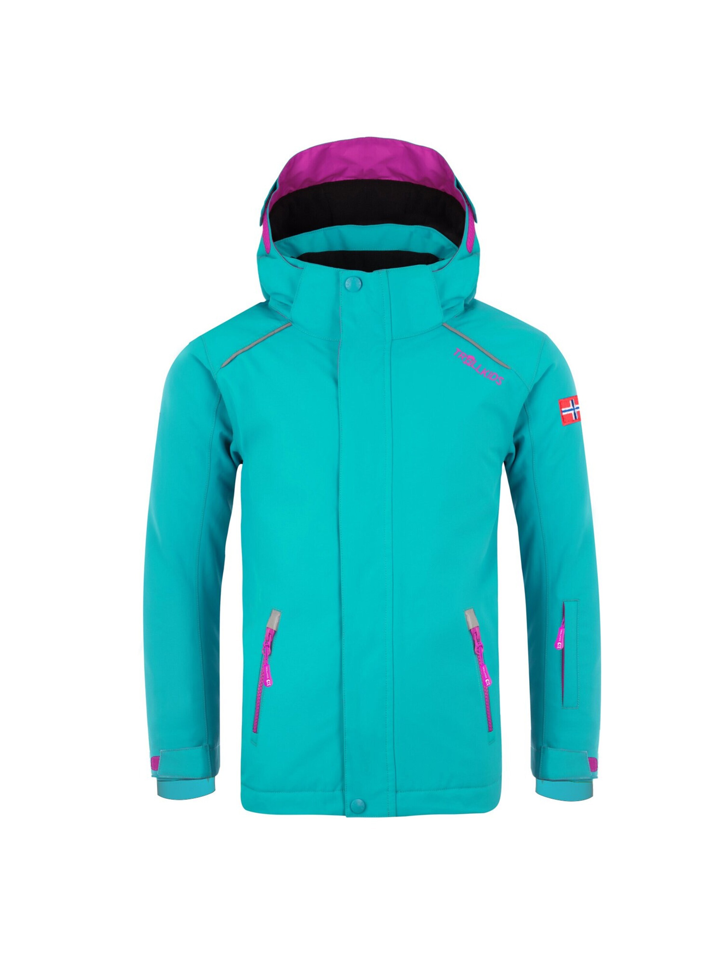 TROLLKIDS Winter Jacket in Blue: front