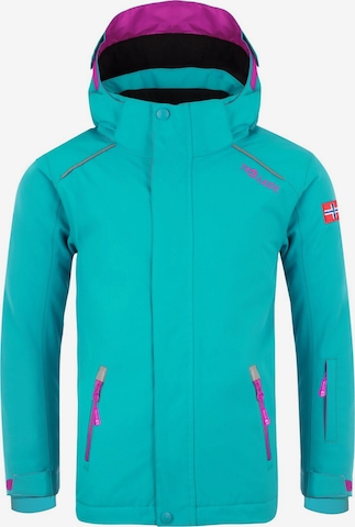 TROLLKIDS Winter Jacket in Blue: front