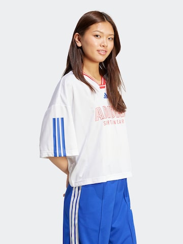 Maglia funzionale 'TIRO' di ADIDAS SPORTSWEAR in bianco: frontale
