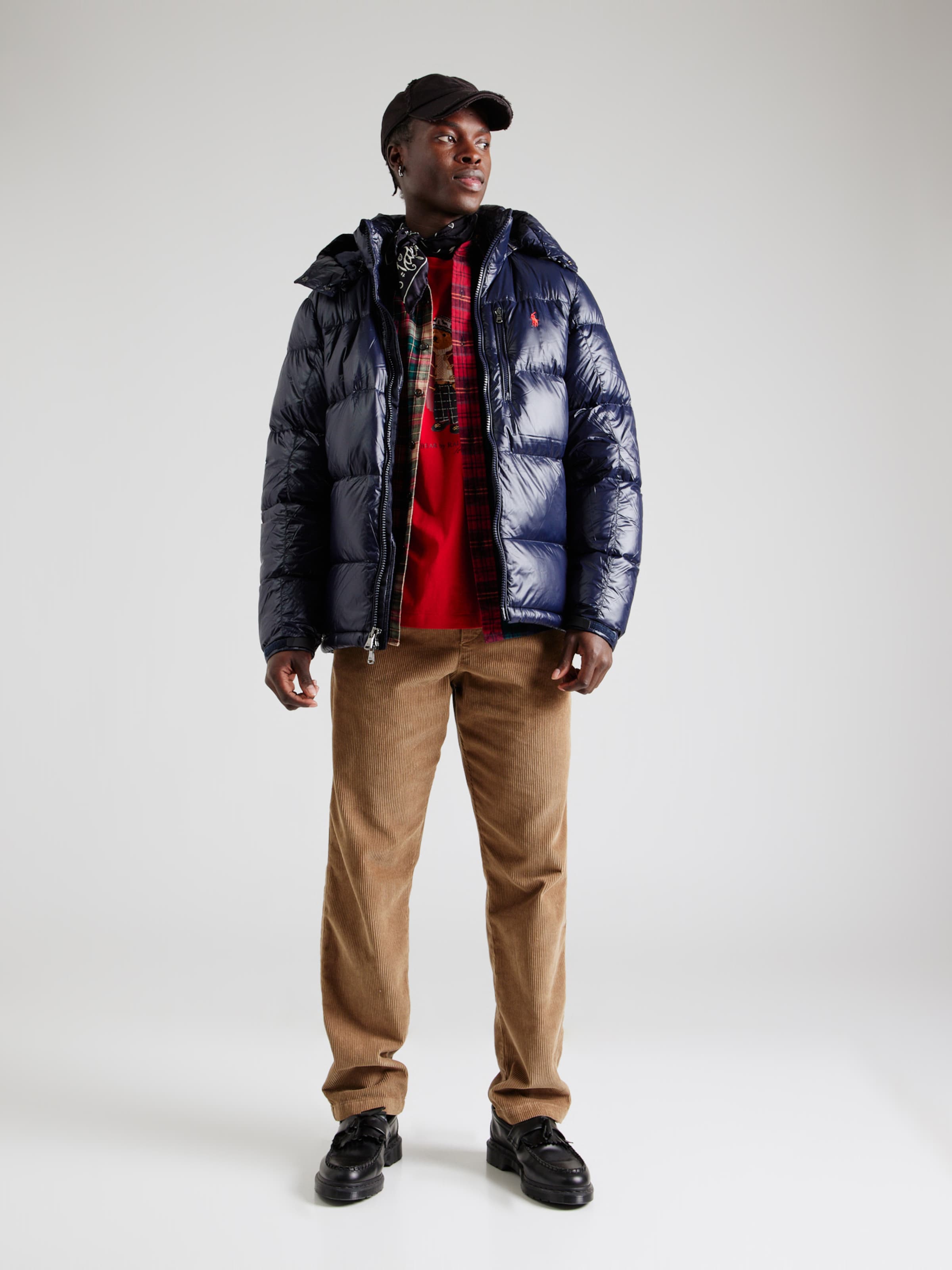 Polo Ralph Lauren Winter jacket in Navy ABOUT YOU