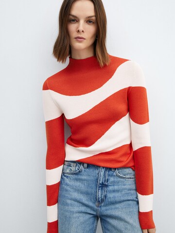 MANGO Sweater 'Piruleta' in Red: front