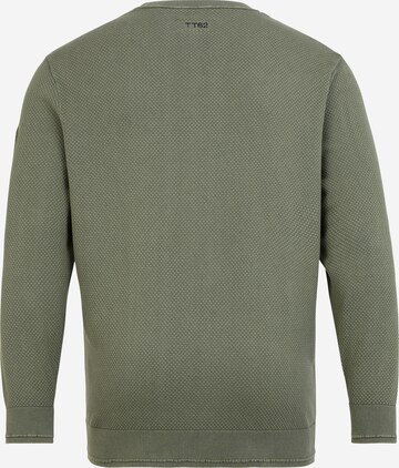 TOM TAILOR Men + Pullover in Grün