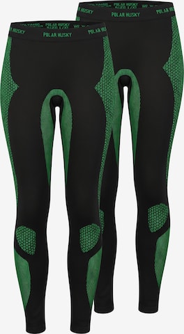 Sous-vêtements de sport normani en noir : devant