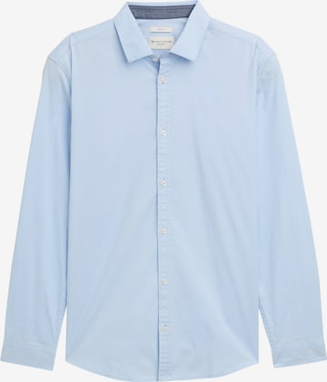 TOM TAILOR Button Up Shirt in Blue: front