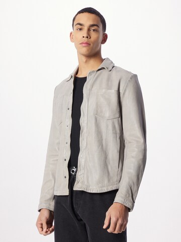 FREAKY NATION Between-Season Jacket 'The Strength' in Grey: front