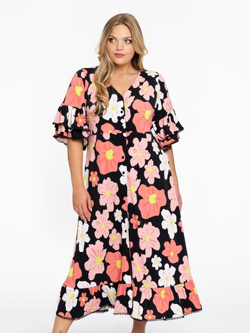 Robe Yoek en rose : devant