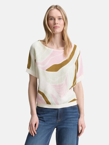 TOM TAILOR Pullover in Weiß: Vorderseite