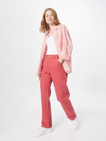 Cotton On Wide Leg Jeans in Rot