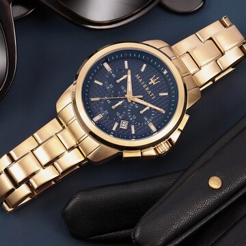 Maserati Uhr in Gold