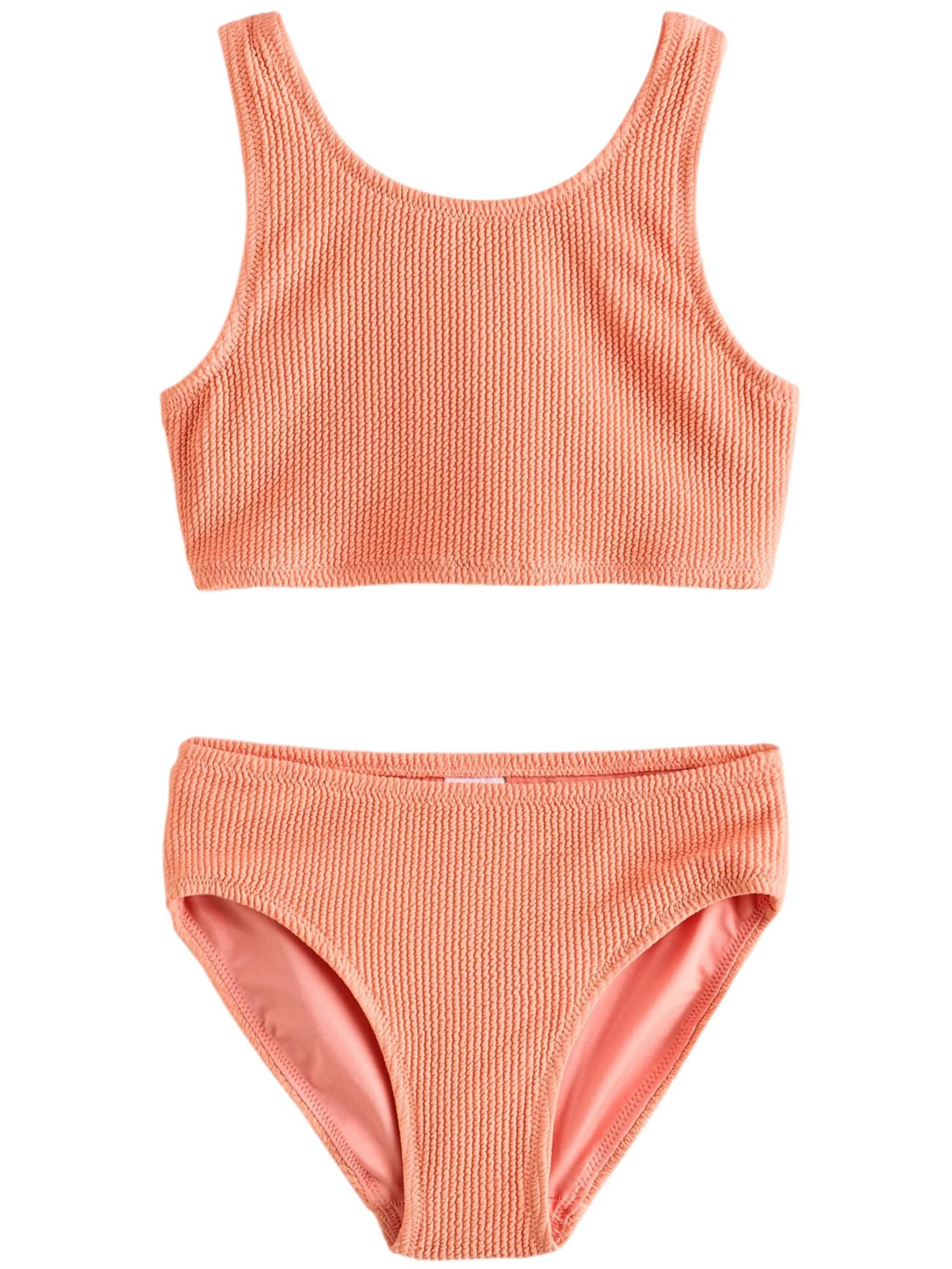Next Bralette Bikini in Orange: front