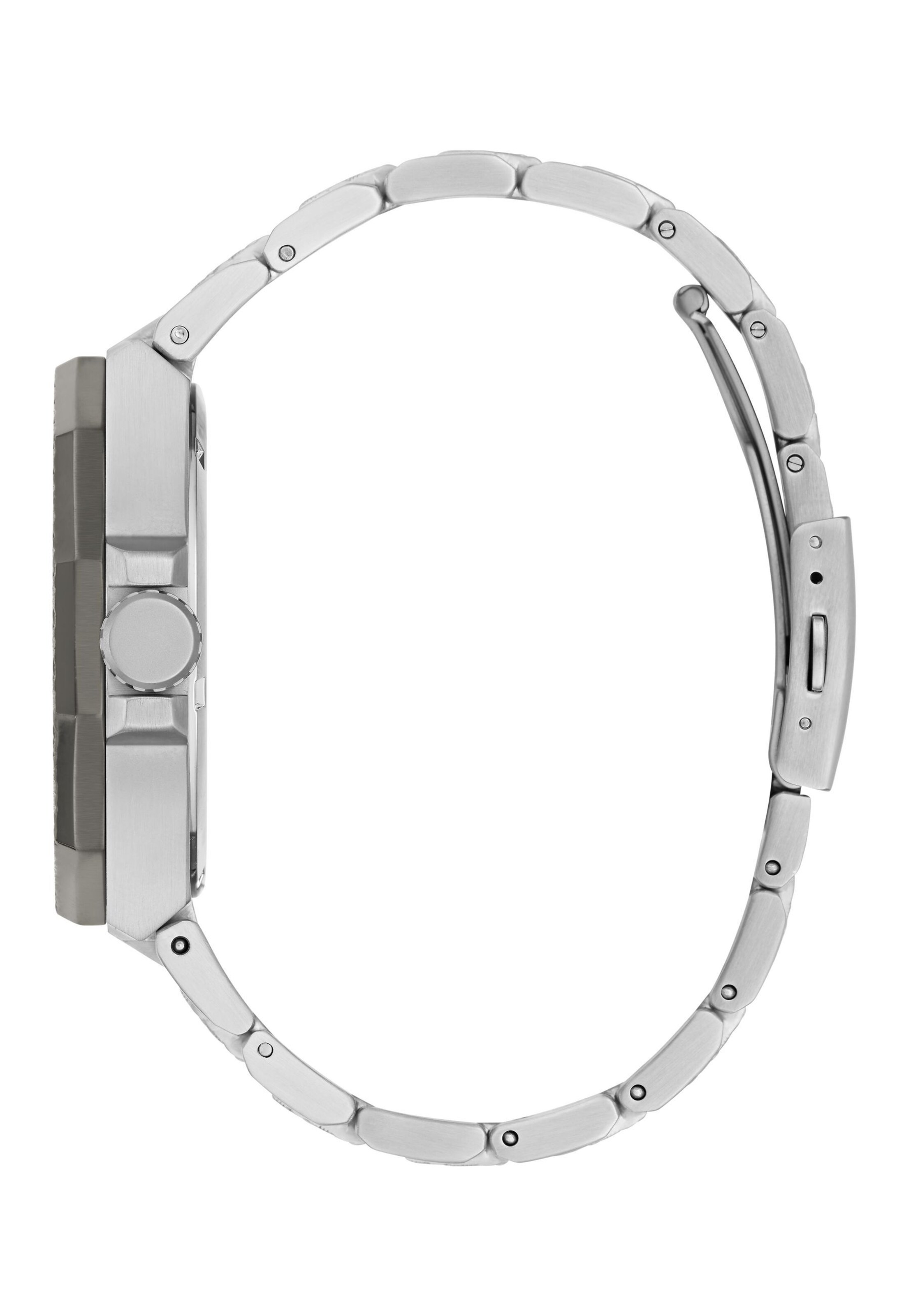 GUESS Analoguhr ' INDY ' in Silber