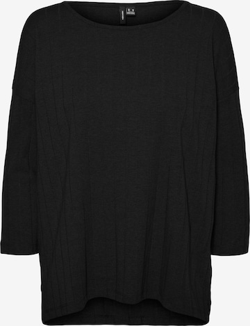 VERO MODA - Camisa 'METTE' em preto: frente