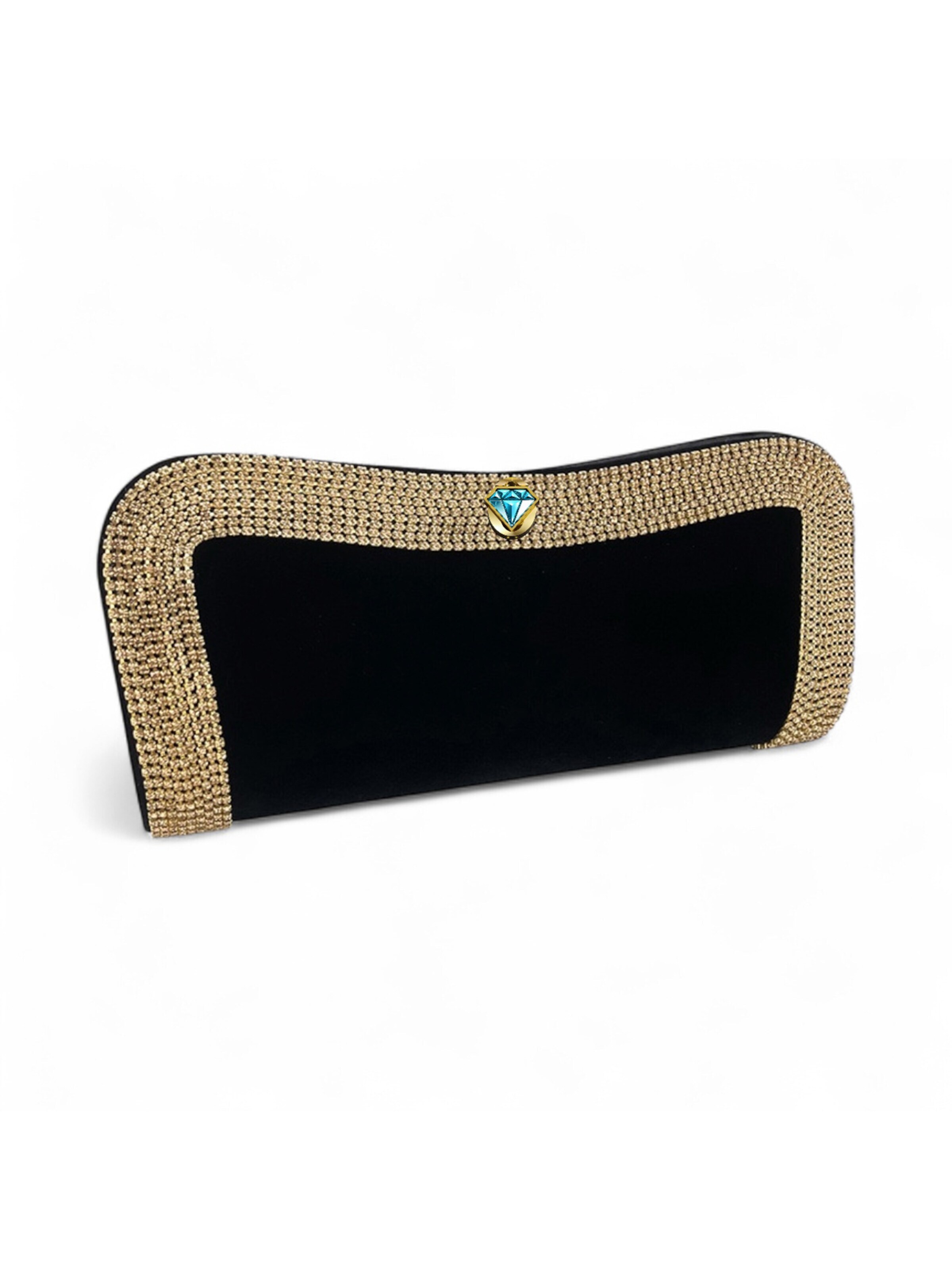 Elegon Clutch 'ELB-9 Model Switzerland Gold' in Grey: front