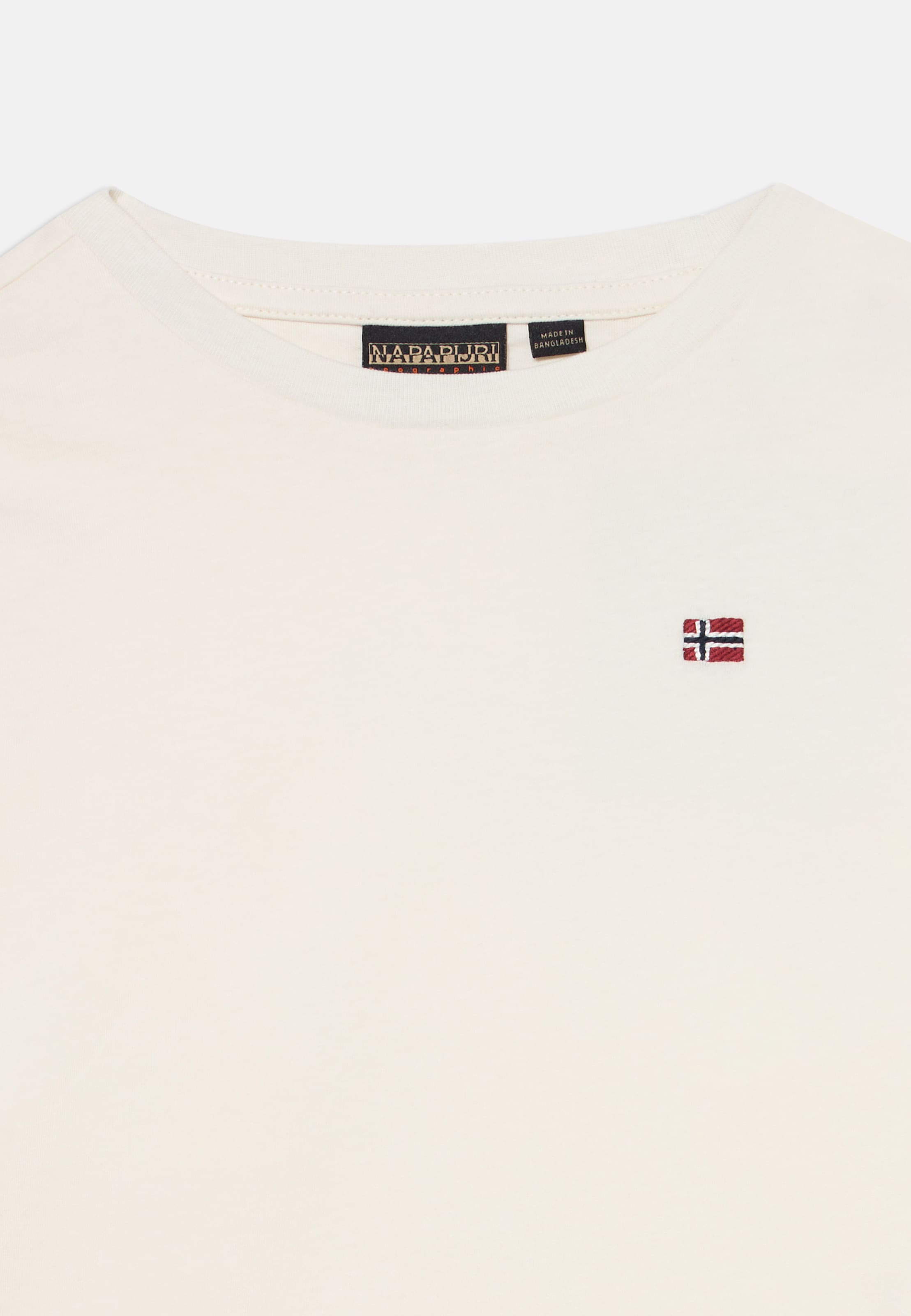 NAPAPIJRI - Camiseta 'SALIS' en blanco