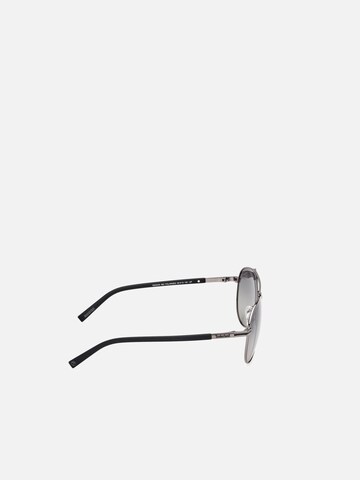TIMBERLAND Zonnebril 'Timberland TB00039 Shiny gunmetal 60/15/135 MAN Sunglasses' in Zilver