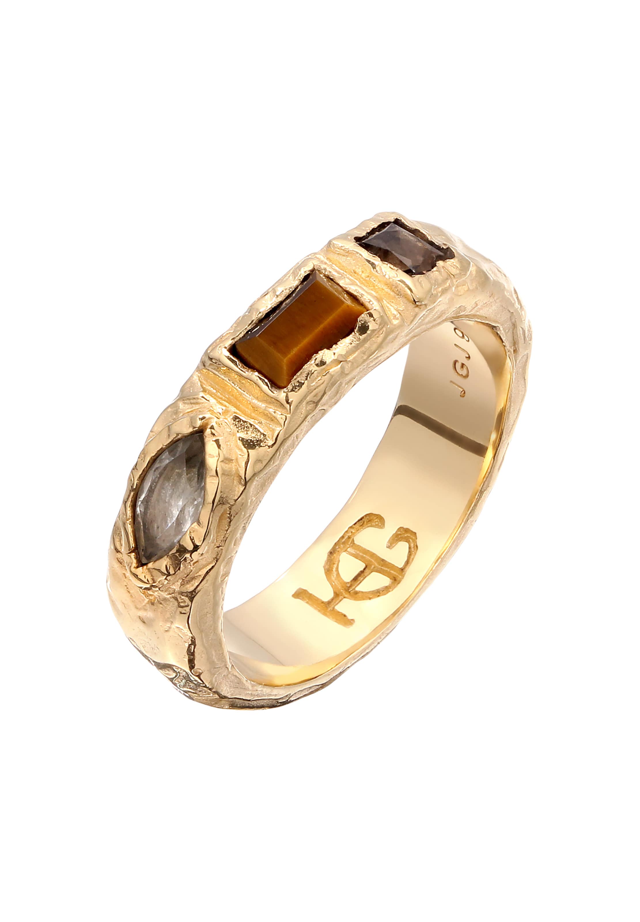 Haze&Glory Ring in Gold: Vorderseite