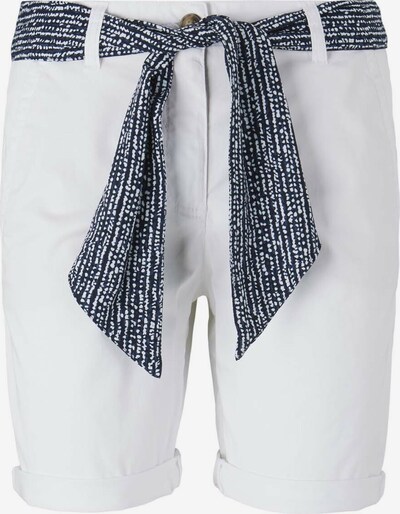 TOM TAILOR Chino in de kleur Navy / Wit, Productweergave