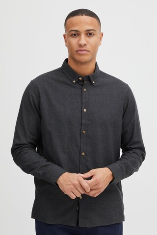 !Solid Regular fit Button Up Shirt 'Pete' in Black: front