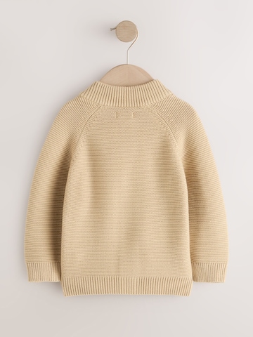 Next Gebreid vest in Bruin