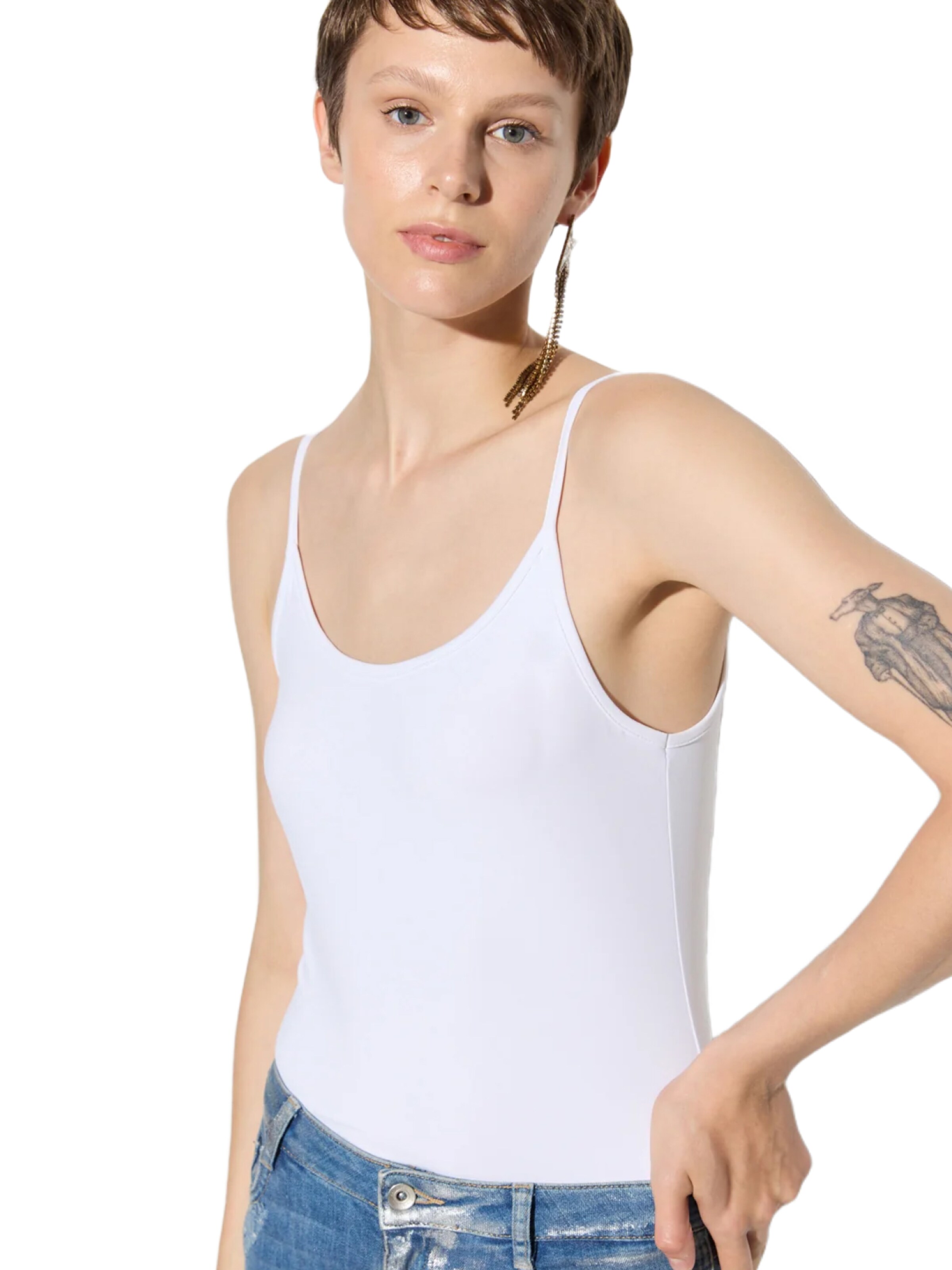 Haut No Matter What en blanc : devant