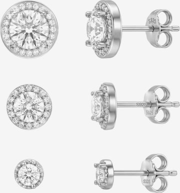 Sofia Milani Jewelry set 'Circle' in Silver: front