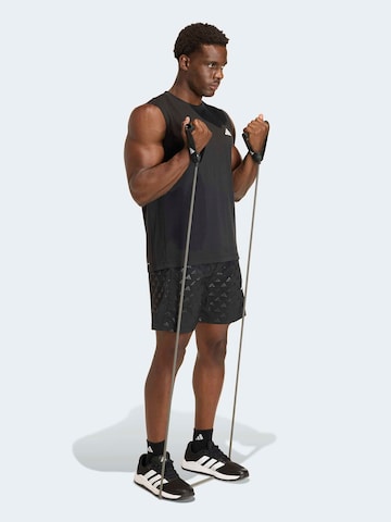 ADIDAS PERFORMANCE Regular Sportbyxa i svart