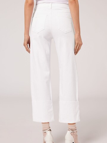 CALZEDONIA Loose fit Jeans in White