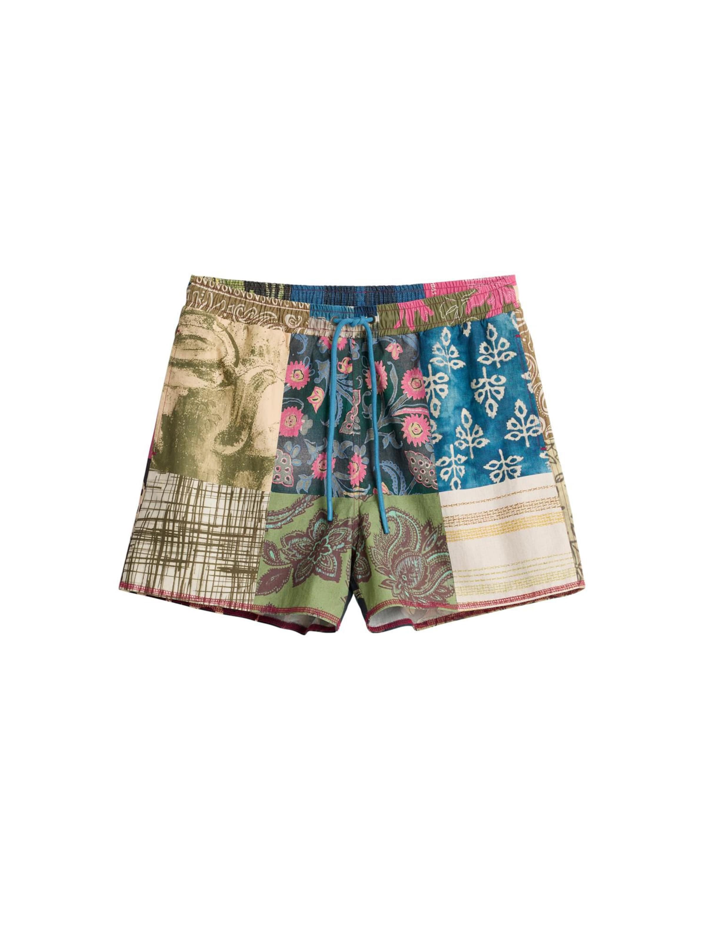 Desigual Szorty kąpielowe w kolorze mieszane kolory: przód