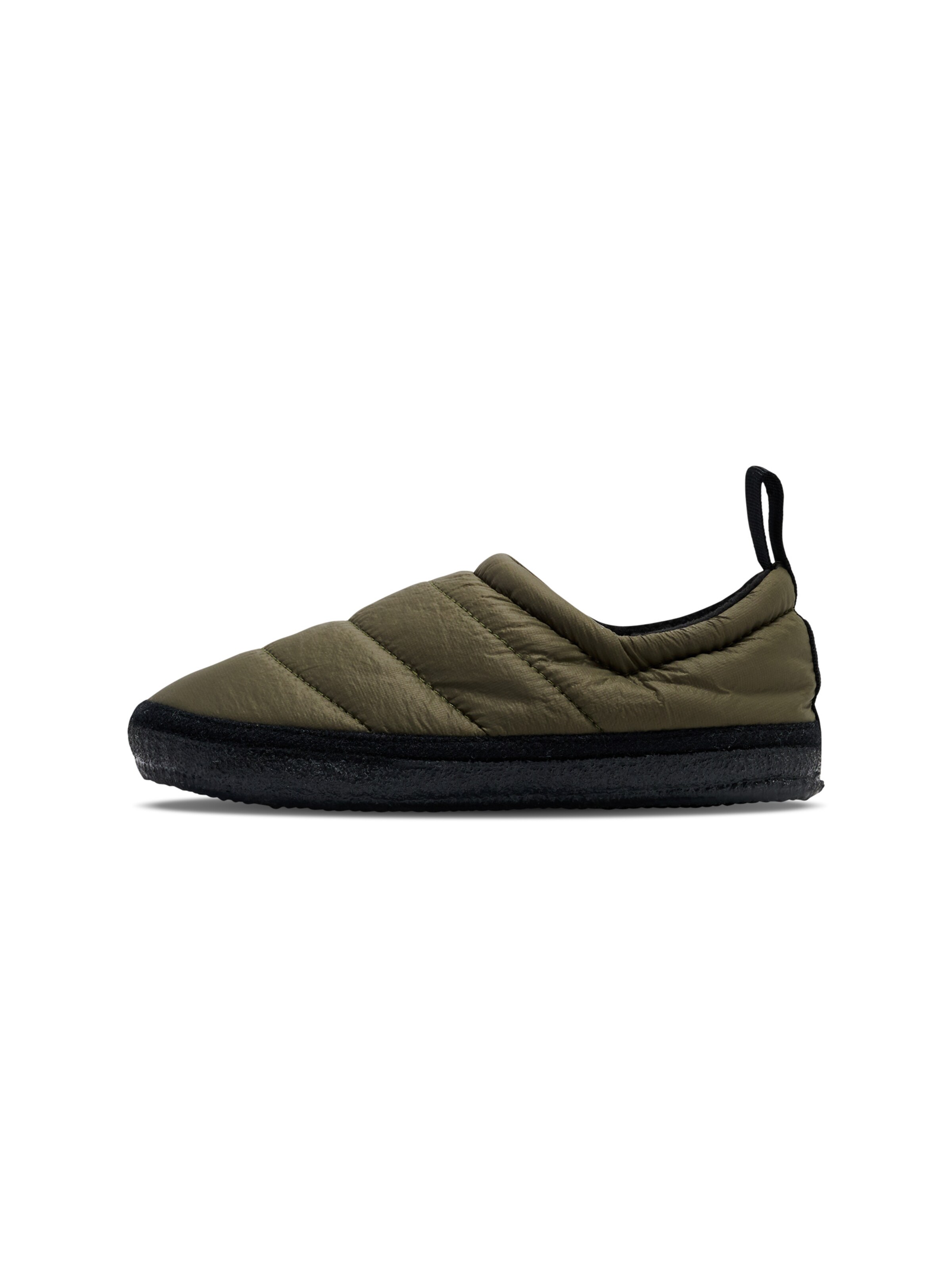 Hummel Sneakers in Groen: voorkant