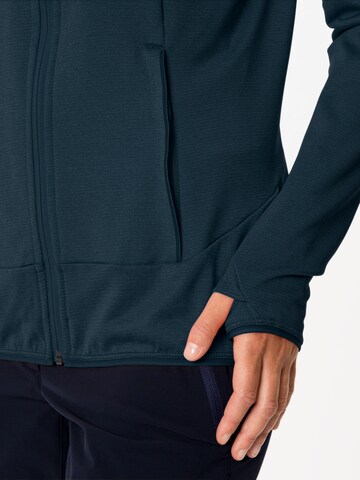 VAUDE Athletic fleece jacket 'Tekoa II' in Blue