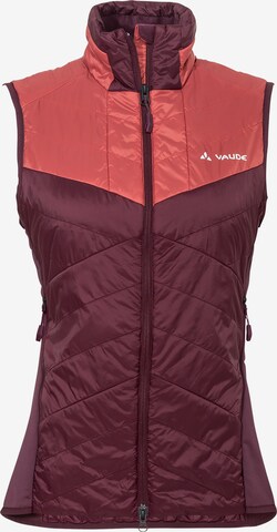 VAUDE Sports Vest 'Sesvenna IV' in Red: front