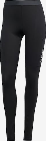 ADIDAS TERREX Skinny Leggings 'Xperior' in Schwarz: Vorderseite
