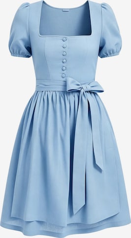 MODIURBAN Dirndl in Blau: Vorderseite