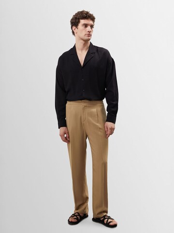 Antioch Comfort fit Button Up Shirt in Black