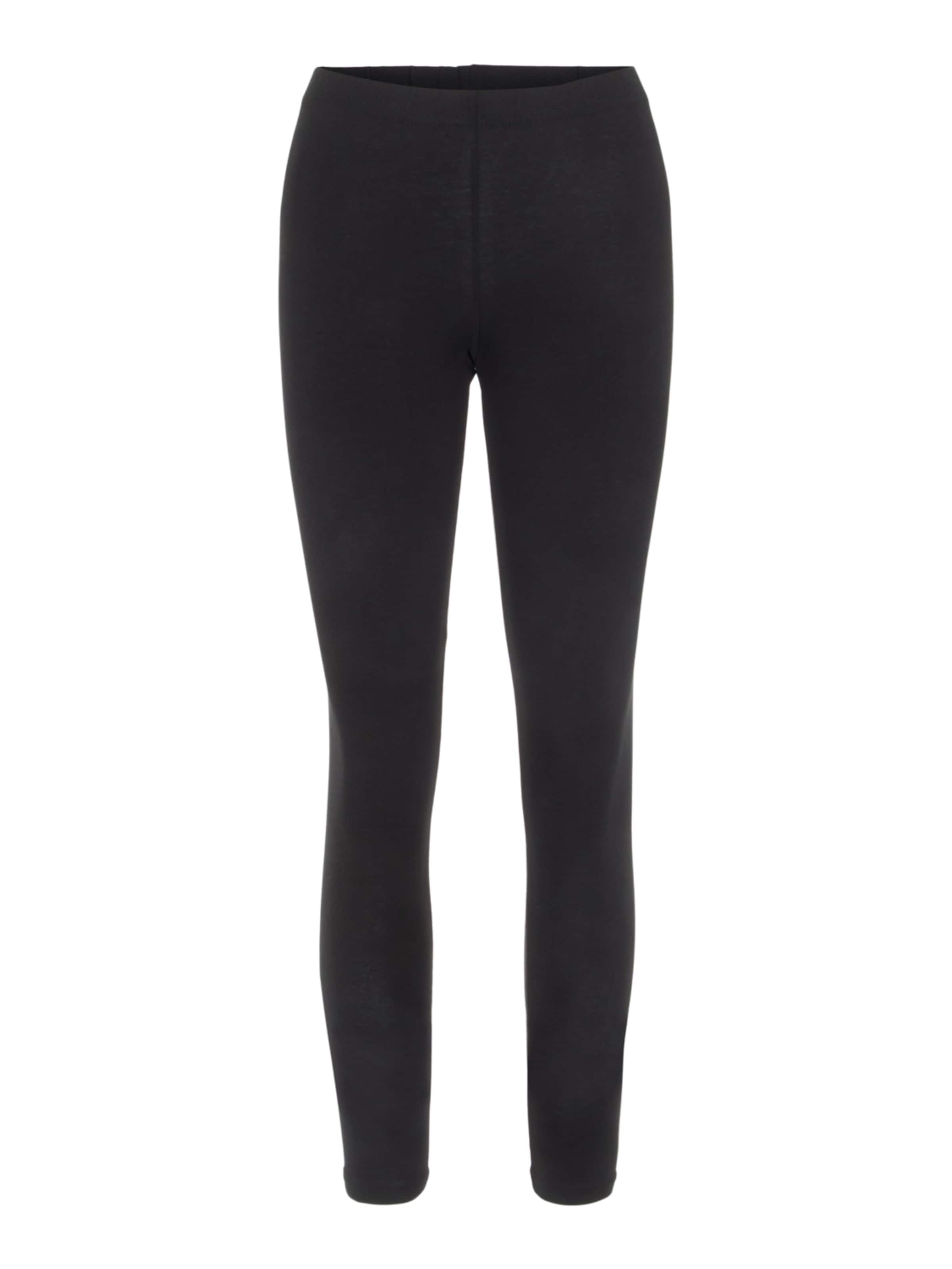 PIECES Skinny Leggings 'Edita' - fekete: elől