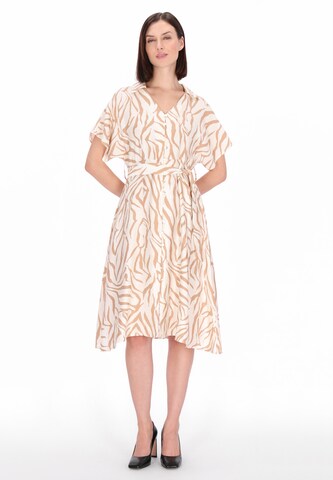 Robe-chemise 'Classic' usha BLACK LABEL en beige