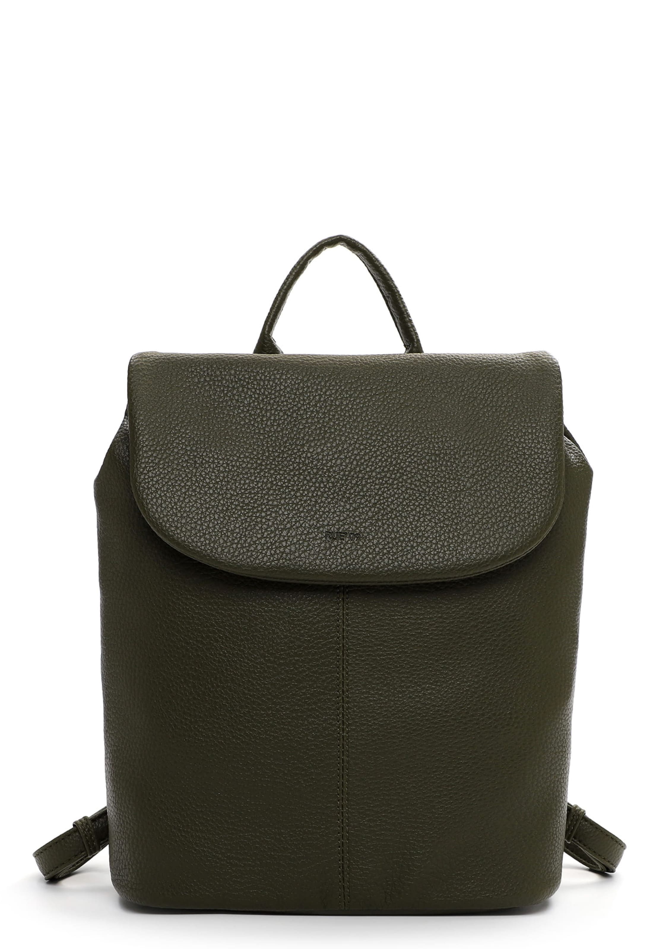 Emily & Noah Rucksack 'Tours Rue 09' in Grün: Vorderseite