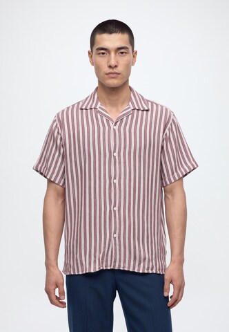 JACK & JONES Comfort Fit Hemd 'JORCOBA' in Braun: Vorderseite