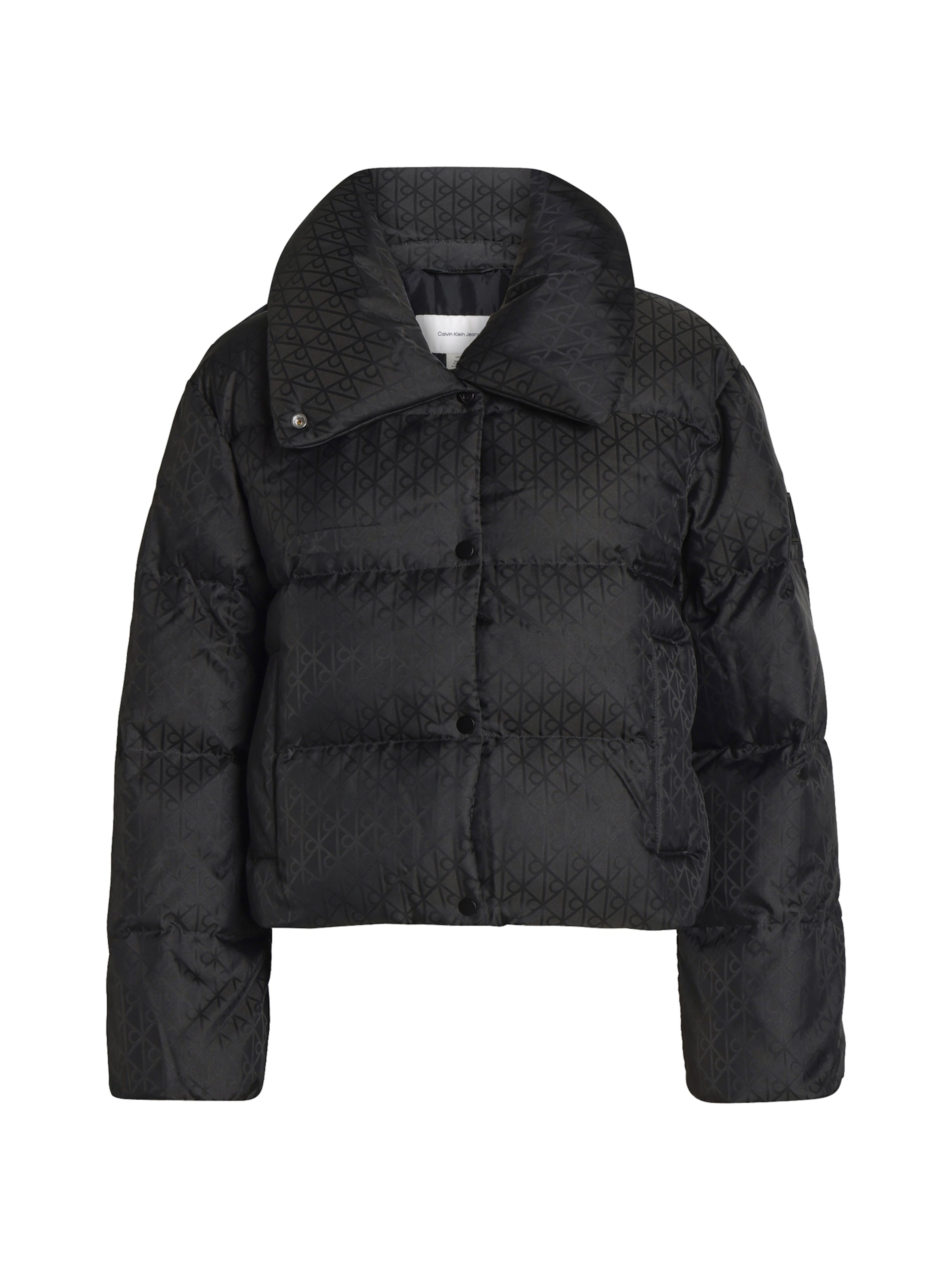 Calvin Klein Jeans - Chaqueta de entretiempo en negro: frente