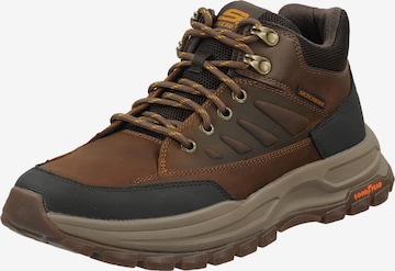 SKECHERS Veterboots in Bruin: voorkant