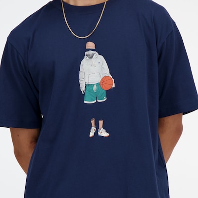 new balance Shirt in Navy / Mixed colours, Item view