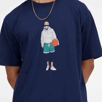 new balance Shirt in Blauw