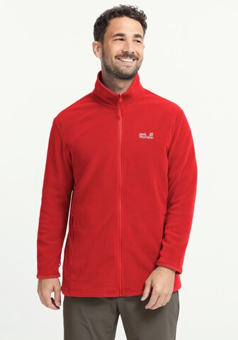 JACK WOLFSKIN Funktionsfleecejacke in Rot: Vorderseite