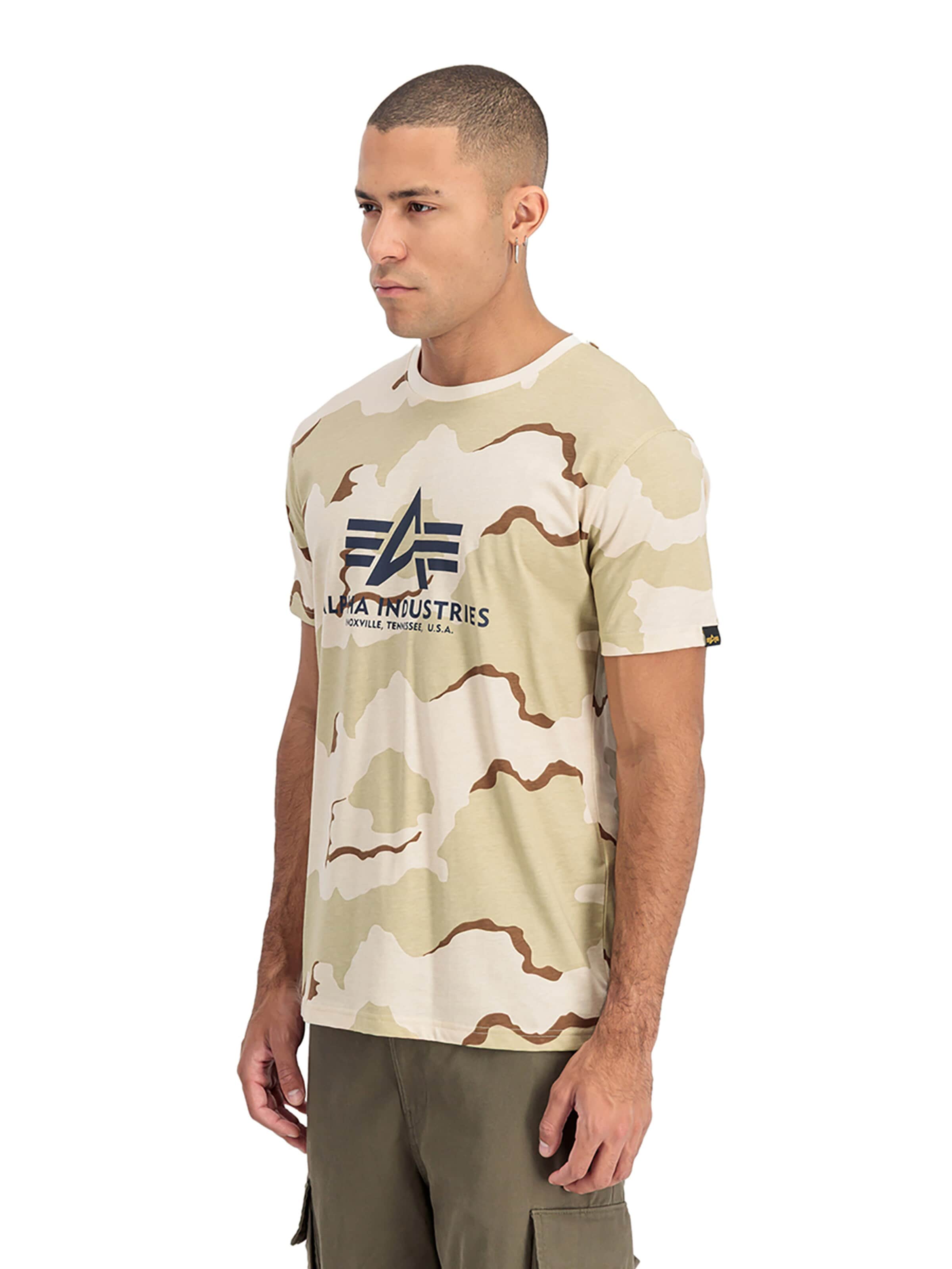 ALPHA INDUSTRIES Koszulka w kolorze beżowy