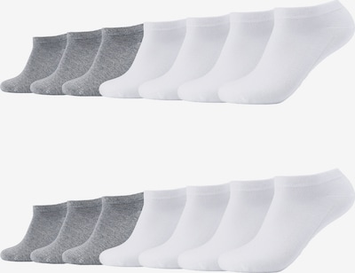 camano Sokken in de kleur Grijs gemêleerd / Wit, Productweergave