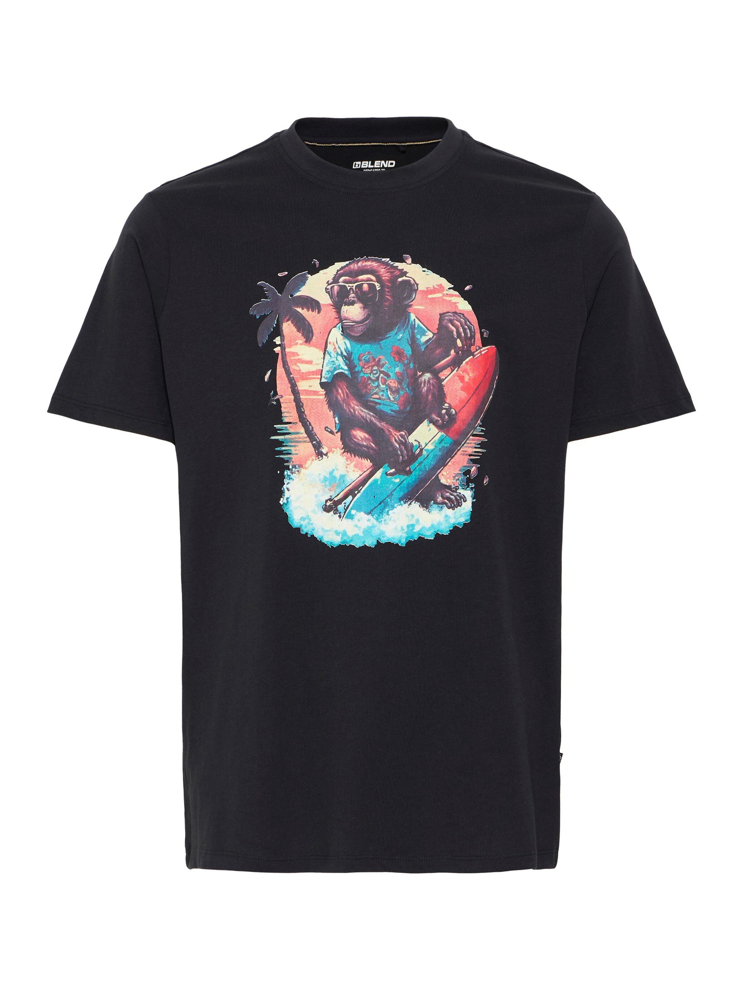 T-Shirt 'BHJessy' BLEND en noir : devant