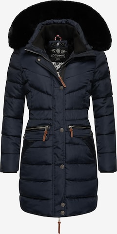 NAVAHOO Winter Coat 'Paula' in Blue: front