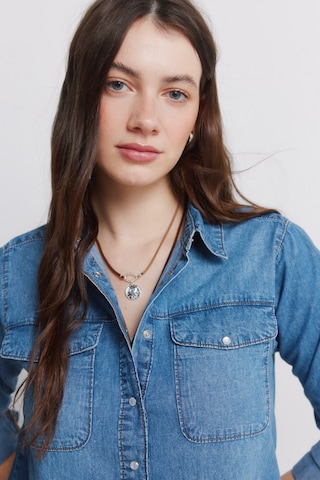 Springfield Bluse in Blau