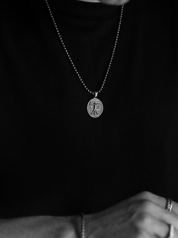 Ciondolo 'VITRUVIAN MAN (Leonardo da Vinci)' di REYTEL in argento